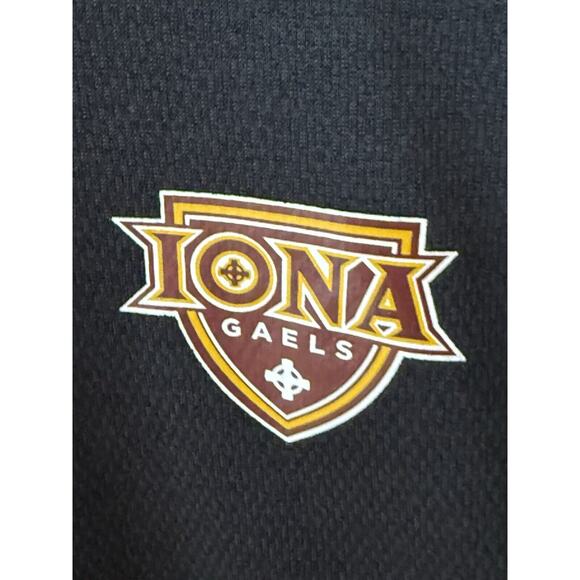Adidas Pullover Men Medium Black IONA COLLEGE GAELS Size Medium - Picture 4 of 4